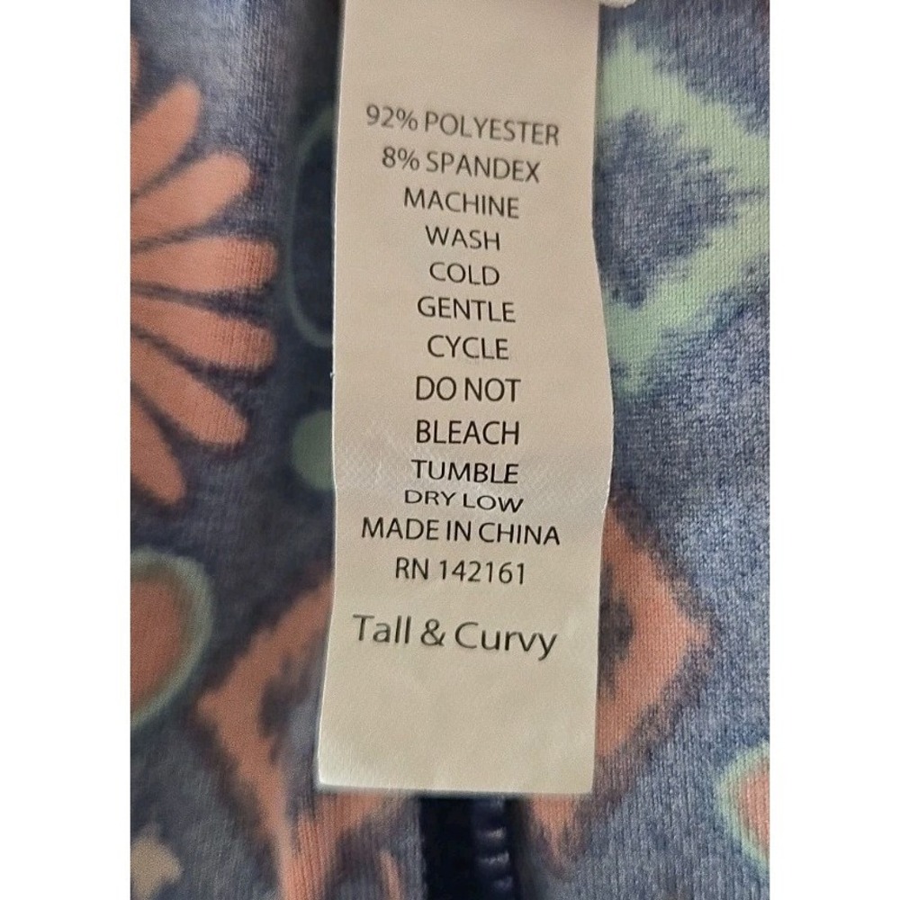 LuLaRoe One Size 2 Pair Mystery Leggings Multicolor - Picture 5 of 11